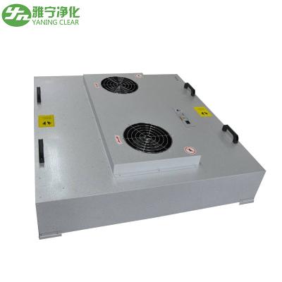 Chine Unité de fan de Gray Double Motor Ffu Filter, durée de vie d'unités de filtrage de fan de pièce propre longue à vendre