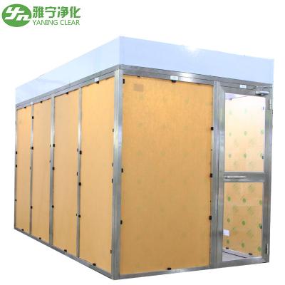 China Cabina de sala limpia de acero inoxidable 304 con filtro H14 Hepa y estructura modular personalizable en venta