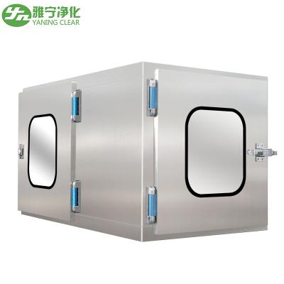 China Class 100 Stainless Steel Static Pass Box for Clean Room Transfer of Small Goods Internal size 600*600*600mm for sale