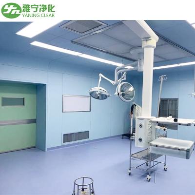 China Paneles aislamiento de paredes de laboratorio ignífugo ISO 8 diseño proyecto de construcción techo taller de hospitales sala limpia paneles de pared en venta