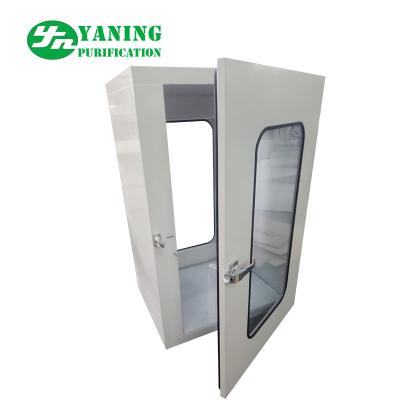 China High Pass Thru Cleanroom Pass Box Powder Coating Steel With Mechanical Interlock for sale