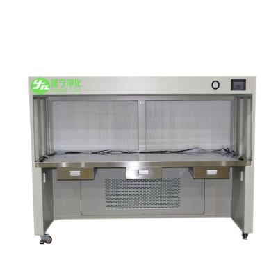 China Salón limpio horizontal Bancos de flujo laminar Iluminación LED portátil en venta