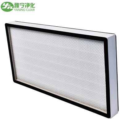 Cina Filtro dalla vetroresina 99,995% 0.3micron H13 H14 Hepa di filtrazione di Hood Terminal Housings Cleanroom Best di flusso laminare di YANING in vendita