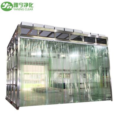 Cina Modulo di stanze di pulizia senza polvere standard FFU Soft Wall Clean Room Assembly in vendita