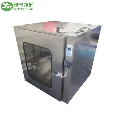 China Pass Transfer Box Pass Thru Box With Fingerprint Password Unlock Cleanroom Pass Box Sterilization for sale