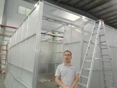 CE certification Portable Clean Room Clean Shed / Laminar Flow Clean Booth modular clean room labora