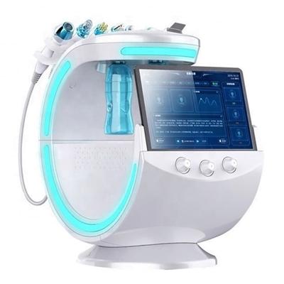 China Pigment Removal 2022 Newcomers 7 In 1 Smart Oxygen Aqua Peel Hydrodermabrasion Facial Ice Blue H2O2 Hydra Machine for sale