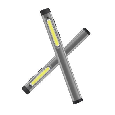 China Aluminum+ABS New Design USB Pen Light High Quality Rechargeable Water Resistant Portable LED Work Light with Clip for sale