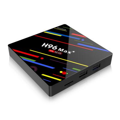 China Original HD 4K TV Box H96 MAX+ RK3328 Android 9.0 4g 64g TV Box Quad Core 4k H96max PLUS for sale