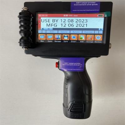 China Widely used superior quality handle portable expiry date barcode inkjet printer for sale