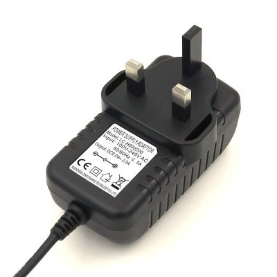 China LED light. UK Electrical Appliances Plug AC 100-240V Input AC/DC Adapter 9V 2A Power Supply With Wire DC Plug 5.5*2.5mm for sale