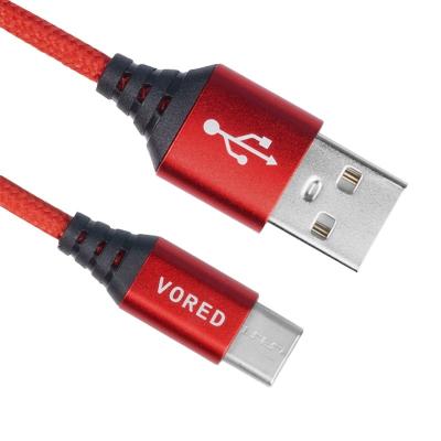 China Promotion 3.0A USB Charging Price 3A Nylon Braided Cable Fast Charging Type-C USB Charging Cable For Huawei Charger Cable for sale