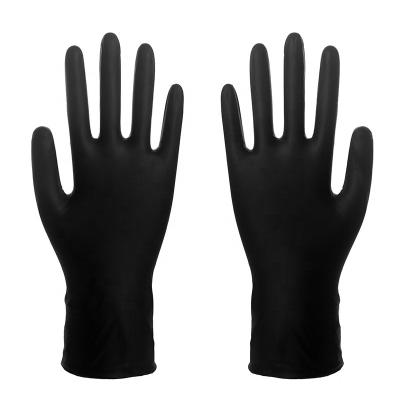 China Cleaning Black vinyl glove powder free cleaning glove for sale