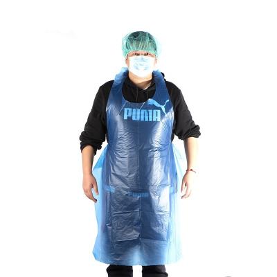 China Cleaning Plastic apron PE apron  for household clean kitchen cooking salon beauty for sale