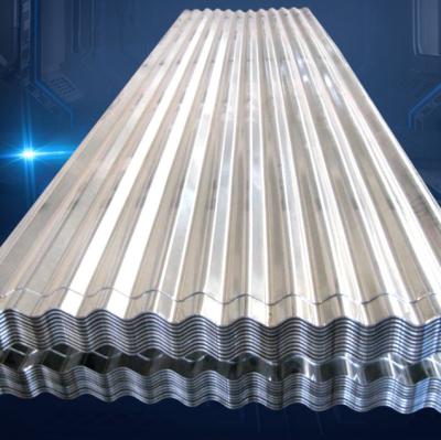 China Construction Roofing Z100 Z275 Zinc Plating Corrugated Steel Sheet Roofing Sheet Steel Spangle Sheet for sale