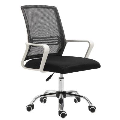 China Basic Modern Ergonomic Office Nylon Office Chair Nylon Fabric Mesh Rotating Waiting Chairs For Sale for sale