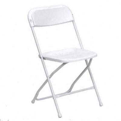 China Hot Selling Cheap Colorful Modern Plastic Outdoor Party PP Outdoor And Indoor Convenient Plastic Folding Chair Easy Carry for sale