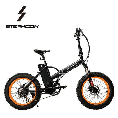 China City Folding Ebike 20inch Wheel 48v 250w Fat Bike Chinese Electric Bicycle Fat Foldable Beach Cruiser For Adults for sale