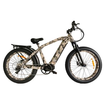 China bafang aluminum alloy 2022 mid drive 1000w fat 26*4.0 motor mountain electric bike for hunting for sale