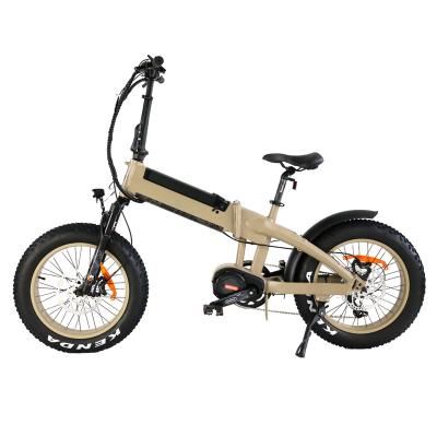 China 2022 aluminum alloy bafang 1000w motor mid drive 20*4.0 fat tire electric bike for hunting for sale