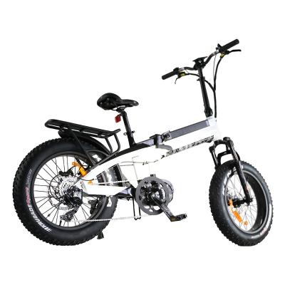 China 2022 aluminum alloy bafang 1000w motor mid drive electric bike fat folding tire for hunting for sale