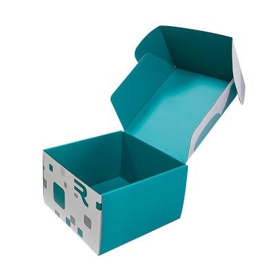 China Recyclable Mailer Shipping Boxes Flat Packed Kraft Corrugated Mailer Boxes for sale