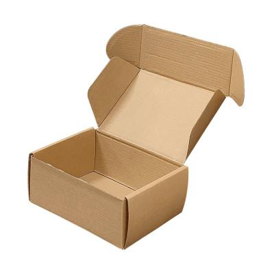 China Eco Friendly Brown Kraft Paper Packaging Box Carton Mailer Shipping Box Customized for sale