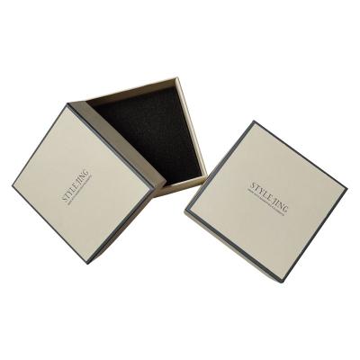 China Square Lid And Base Box Hot Foil / UV / Varnish Finish Rigid Gift Boxes With Lids for sale