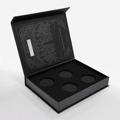 中国 2025 Luxury Custom Logo Printing Packaging Magnetic Closure Gift Box Fake Book Shaped Packaging Ring Box 販売のため