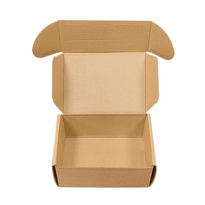 Chine Custom Logo Printed Eco Friendly Delivery Brown Kraft Paper Carton Mailer Shipping Mailing Box à vendre