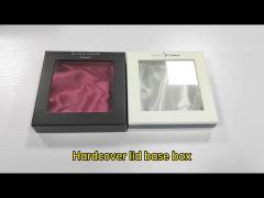 Small Black Gift Packaging Box Rigid Ring Tag Cufflink Gift Box