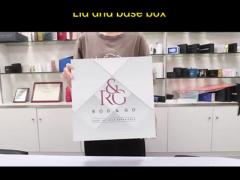 Luxury Facial Cleansing Massager Paper Packing 2 Piece Sturdy Lift Off Lid Gift Box