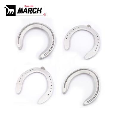 China Aluminum Alloy March Factory Price Horseshoe High Quality Titanium Horseshoe for sale