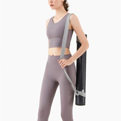 China 2022 Basic Design Best Breathable Selling Ultra Stretch Breathable Gym 2 Piece Legging And Bra Set for sale