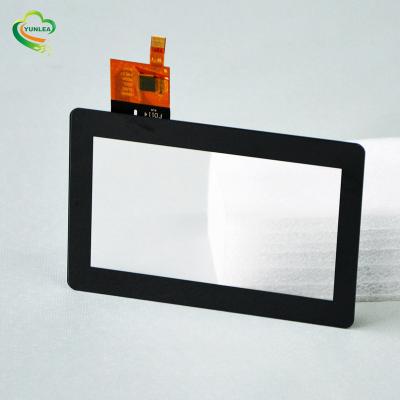 China Small Size Black Color Silk-printing Glass+Glass I2C 4.3 Inch Touch Screen Panel Kit PCAP 4.3 for sale