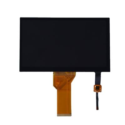 China Customized small medical touch screen lcd displays 7 inch 800x480 dots capacitive touch screen tft lcd for sale