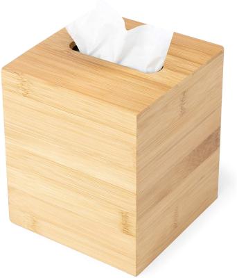 China Mid Century Hot Sale Supermarket Modern Square Napkin Rack Wooden Napkin Box Tissue Box Holder For Tabletop Restaurant for sale