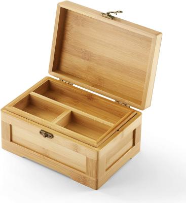 China Amazon Hot Selling Bamboo Wooden Cigar Stash Box Weed Stash Smoking Rolling Box With Lock for sale