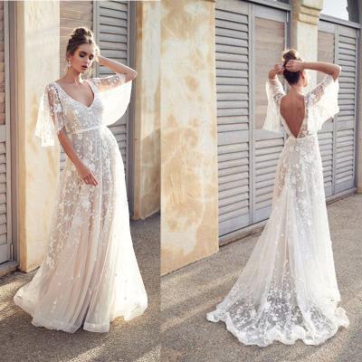 China High Popularity Anti-wrinkle Fashion Summer Women Bridal WEDDING Dress Lace Up Luxury Ball Gown 2021 for sale