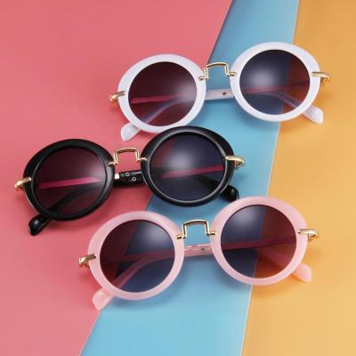 China Hot Selling Kid Size Sunglasses Flexible UV400 Round Kids Eyewear Flower Kids Sunglasses 2020 Custom Logo for sale