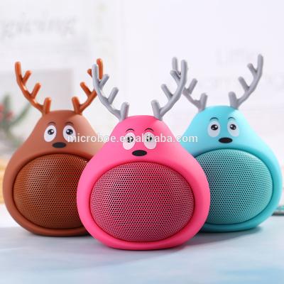 China Fashion Wireless Animal Design Reindeer Speaker Portable Wireless Sound Box for sale