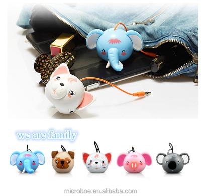 China Mini Hot Selling Mini Portable Digital Animal Speakers For Mobile Phone for sale