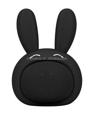 China ABS Silicone Metal Bunny Speaker Wireless Mini Portable Mini Speaker for sale