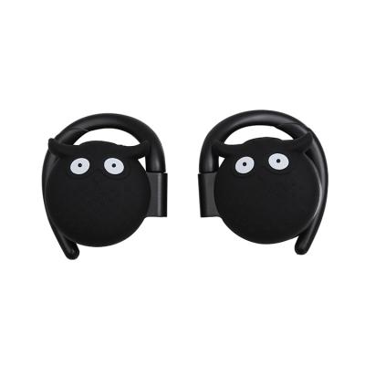 China Private machining - lovely gift Mini Cute Wireless Earphone Headphones Earbuds TWS Cute animal Christmas Earbuds with the ear hook for sale