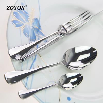 China Disposable Stainless Steel Hotel Cutlery Set for sale