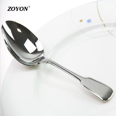 China 18/10 high quality disposable stainless steel table spoon for hotel and wedding for sale