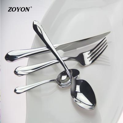 China Disposable Stainless Steel Hotel Used Cutlery Set for sale