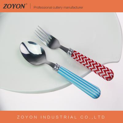 China New Pomotional 2022 Disposable Handle Plastic Cutlery Set for sale