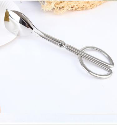 China Durable hotel and restaurant stainless steel scissor tongs for sale