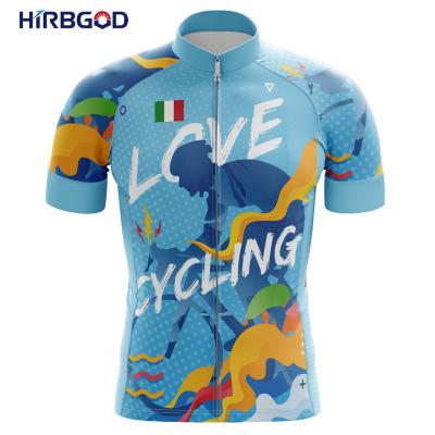 China Breathable Love Italy Mens HIRBGOD Abbigliamento Ciclismo Summer Cycling Bike Tops Cycling Tank Top for sale